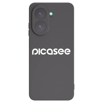 Picasee crna silikonska maskica za Xiaomi Redmi A5 - Picasee - new logo - white