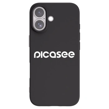 Picasee crna silikonska maskica za Apple iPhone 17 - Picasee - new logo - white