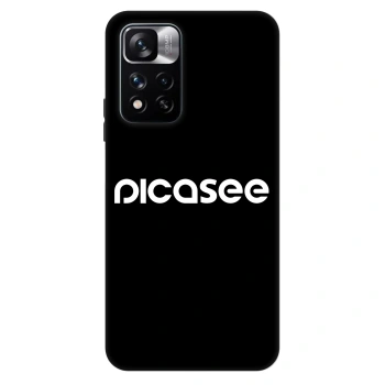 Maskica za Xiaomi Redmi Note 11 Pro - Picasee - new logo - white