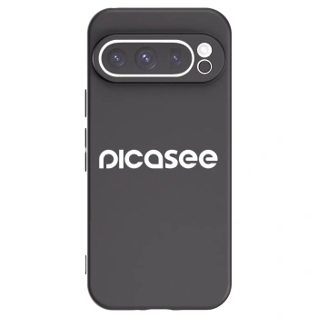 Picasee crna silikonska maskica za Google Pixel 9 Pro XL - Picasee - new logo - white
