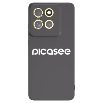 Picasee crna silikonska maskica za Motorola Moto G86 5G - Picasee - new logo - white