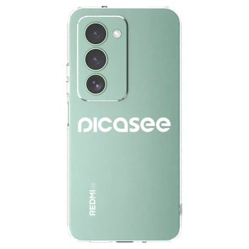 Picasee silikonska prozirna maskica za Xiaomi Redmi 15 5G - Picasee - new logo - white