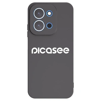 Picasee crna silikonska maskica za Xiaomi Redmi 15C 4G - Picasee - new logo - white