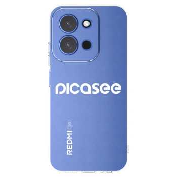 Picasee silikonska prozirna maskica za Xiaomi Redmi 15C 4G - Picasee - new logo - white