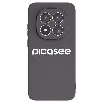 Picasee crna silikonska maskica za Xiaomi Redmi Note 15 Pro 4G - Picasee - new logo - white