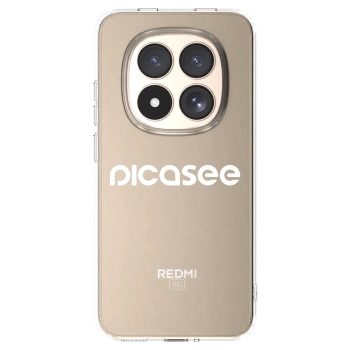 Picasee silikonska prozirna maskica za Xiaomi Redmi Note 15 Pro 4G - Picasee - new logo - white