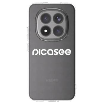 Picasee silikonska prozirna maskica za Xiaomi Redmi Note 15 Pro+ - Picasee - new logo - white