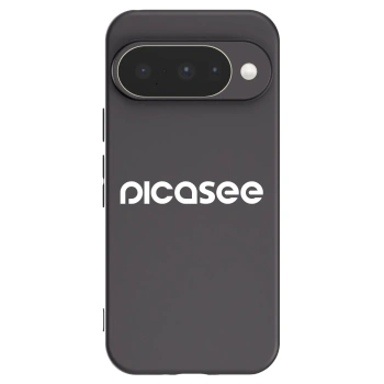 Picasee crna silikonska maskica za Google Pixel 10 - Picasee - new logo - white