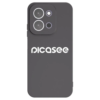 Picasee crna silikonska maskica za Xiaomi Redmi 15C 5G - Picasee - new logo - white