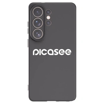 Picasee crna silikonska maskica za Samsung Galaxy S26 Ultra - Picasee - new logo - white