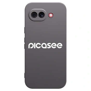 Picasee crna silikonska maskica za Google Pixel 10a - Picasee - new logo - white