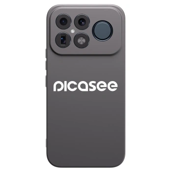Picasee crna silikonska maskica za Xiaomi Poco F8 Ultra - Picasee - new logo - white