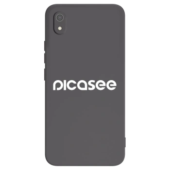 Picasee crna silikonska maskica za Xiaomi Redmi 7A - Picasee - new logo - white
