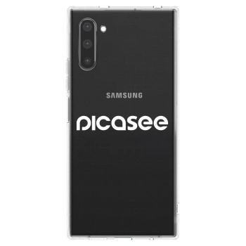 Picasee silikonska prozirna maskica za Samsung Galaxy Note 10 N970F - Picasee - new logo - white
