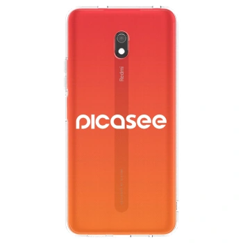 Maskica za Xiaomi Redmi 8A - Picasee - new logo - white