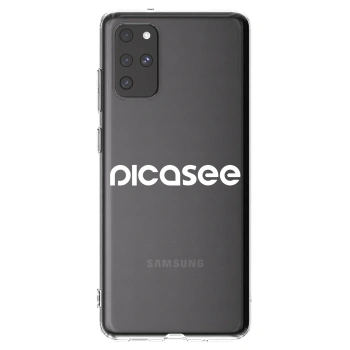 Picasee silikonska prozirna maskica za Samsung Galaxy S20+ G985F - Picasee - new logo - white