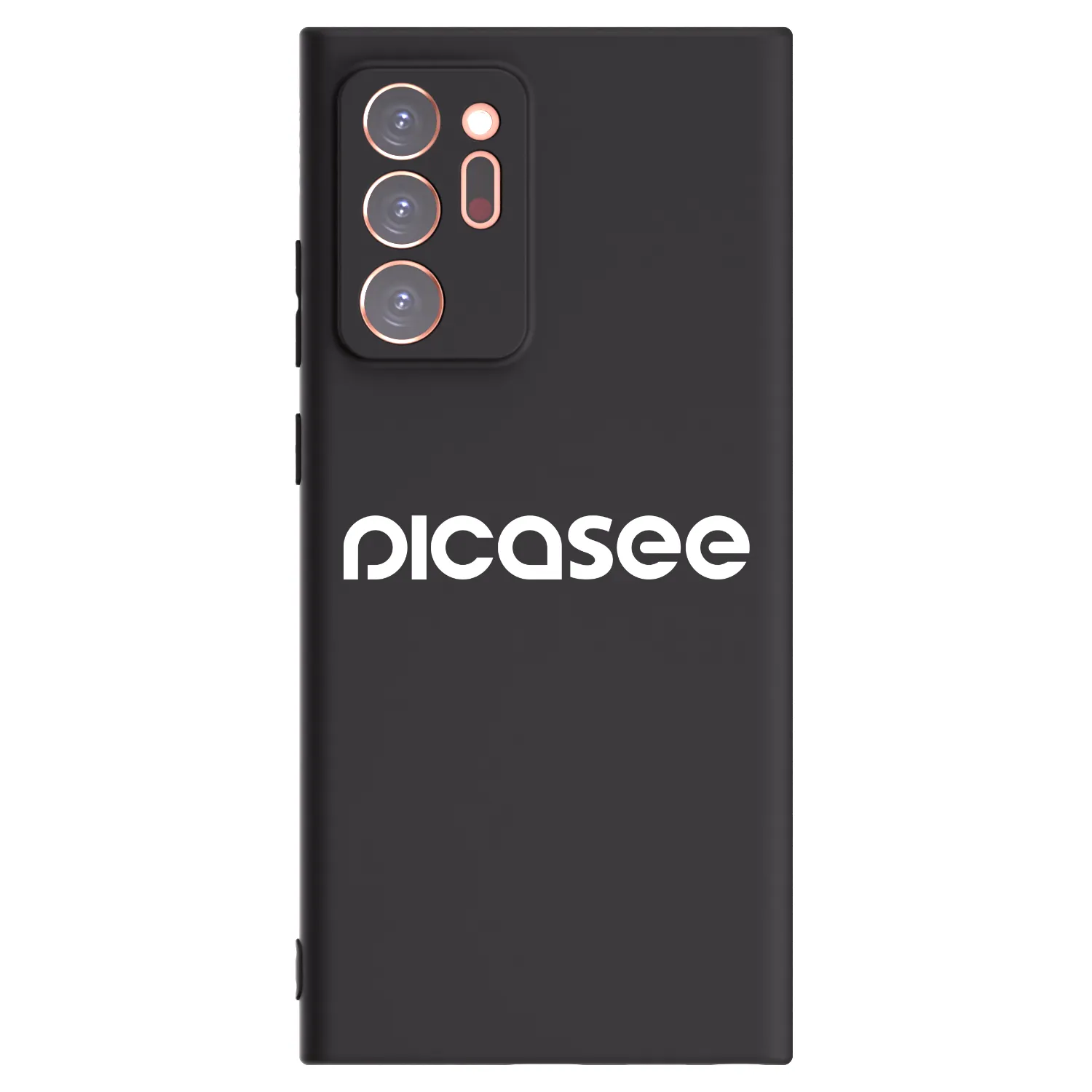 Picasee crna silikonska maskica za Samsung Galaxy Note 20 Ultra - Picasee - new logo - white