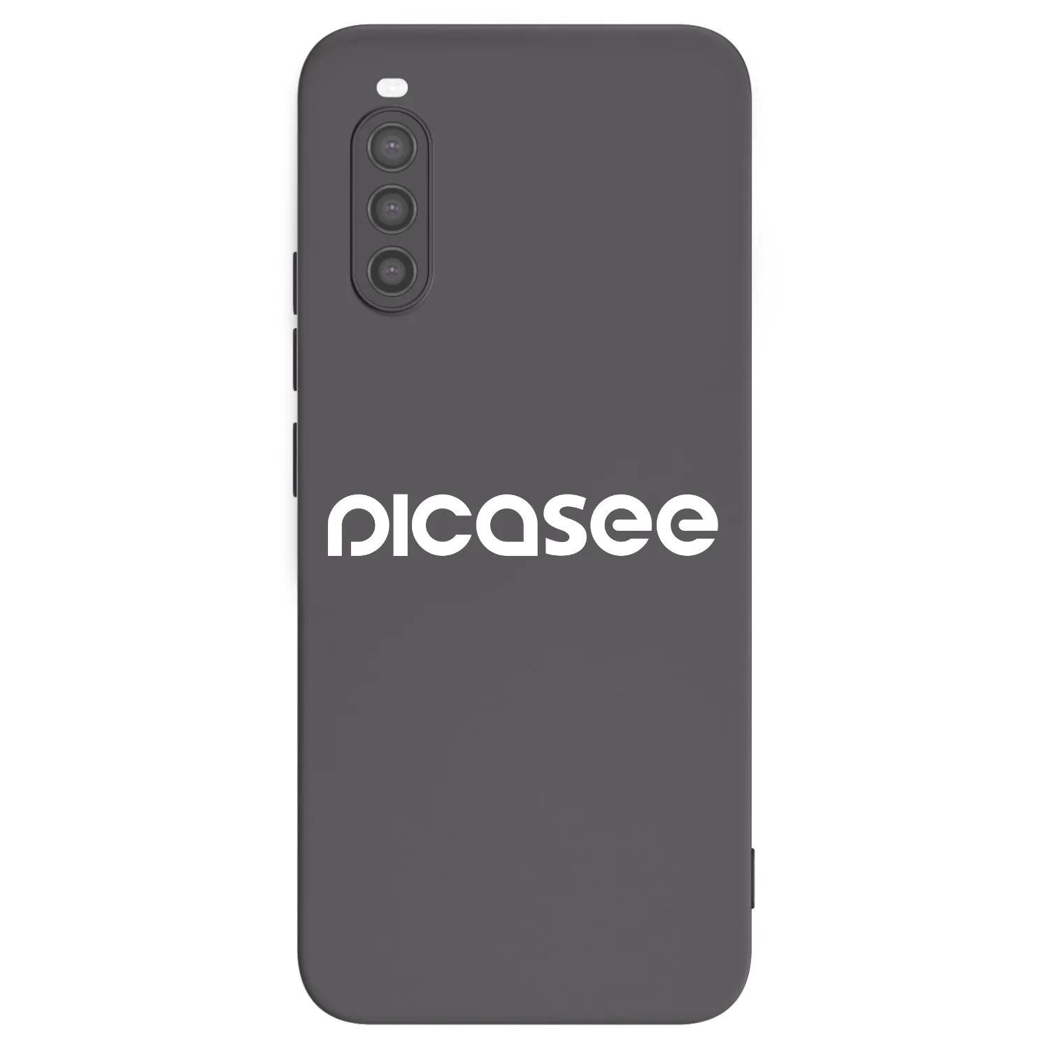 Picasee crna silikonska maskica za Sony Xperia 10 II - Picasee - new logo - white