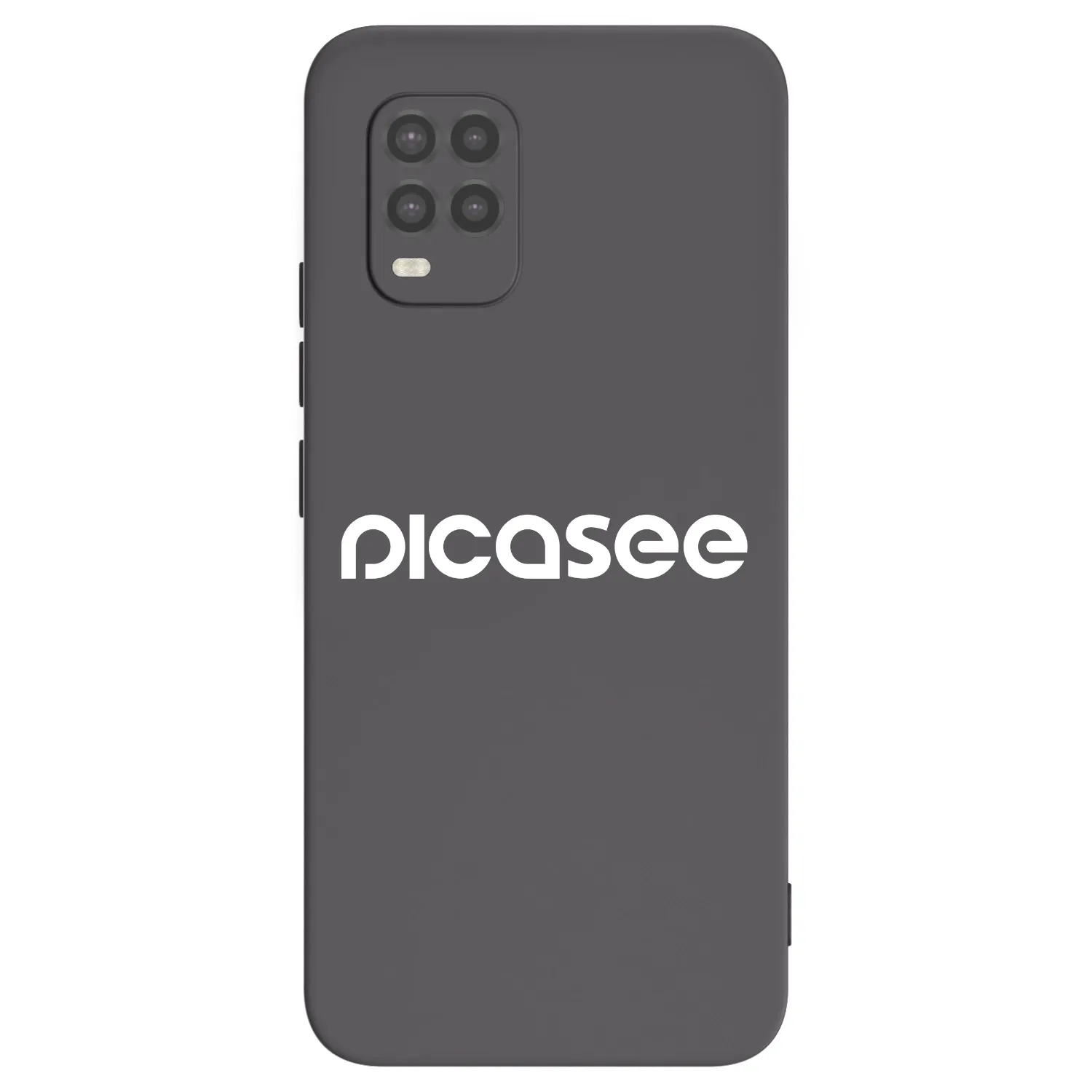 Picasee crna silikonska maskica za Xiaomi Mi 10 Lite - Picasee - new logo - white