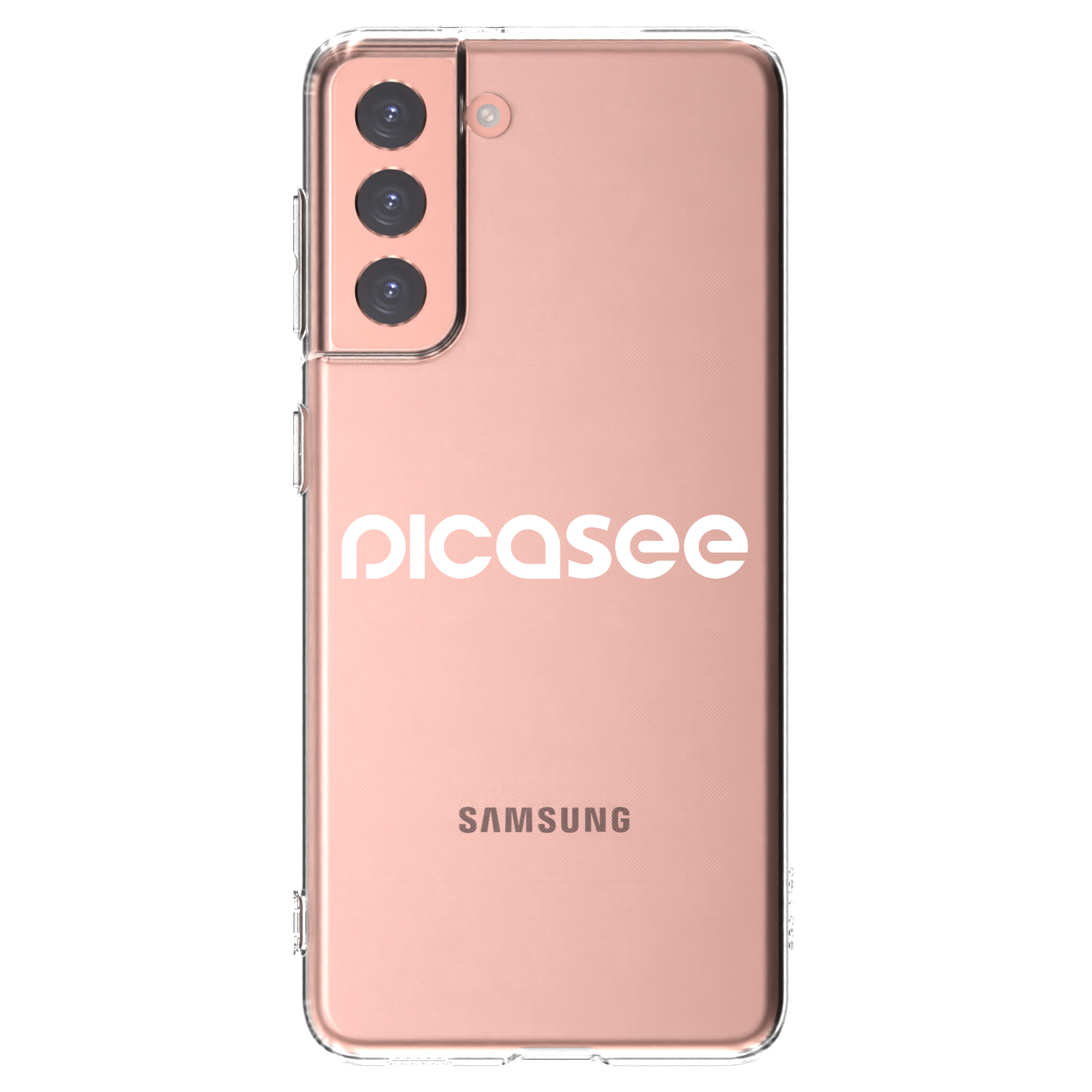 Picasee silikonska prozirna maskica za Samsung Galaxy S21 5G G991B - Picasee - new logo - white