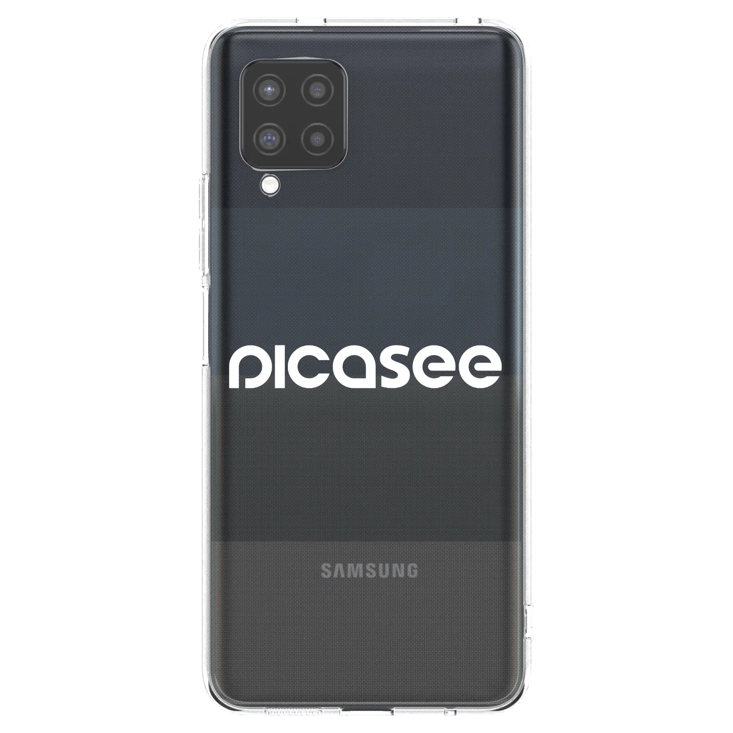 Picasee silikonska prozirna maskica za Samsung Galaxy A42 A426B - Picasee - new logo - white