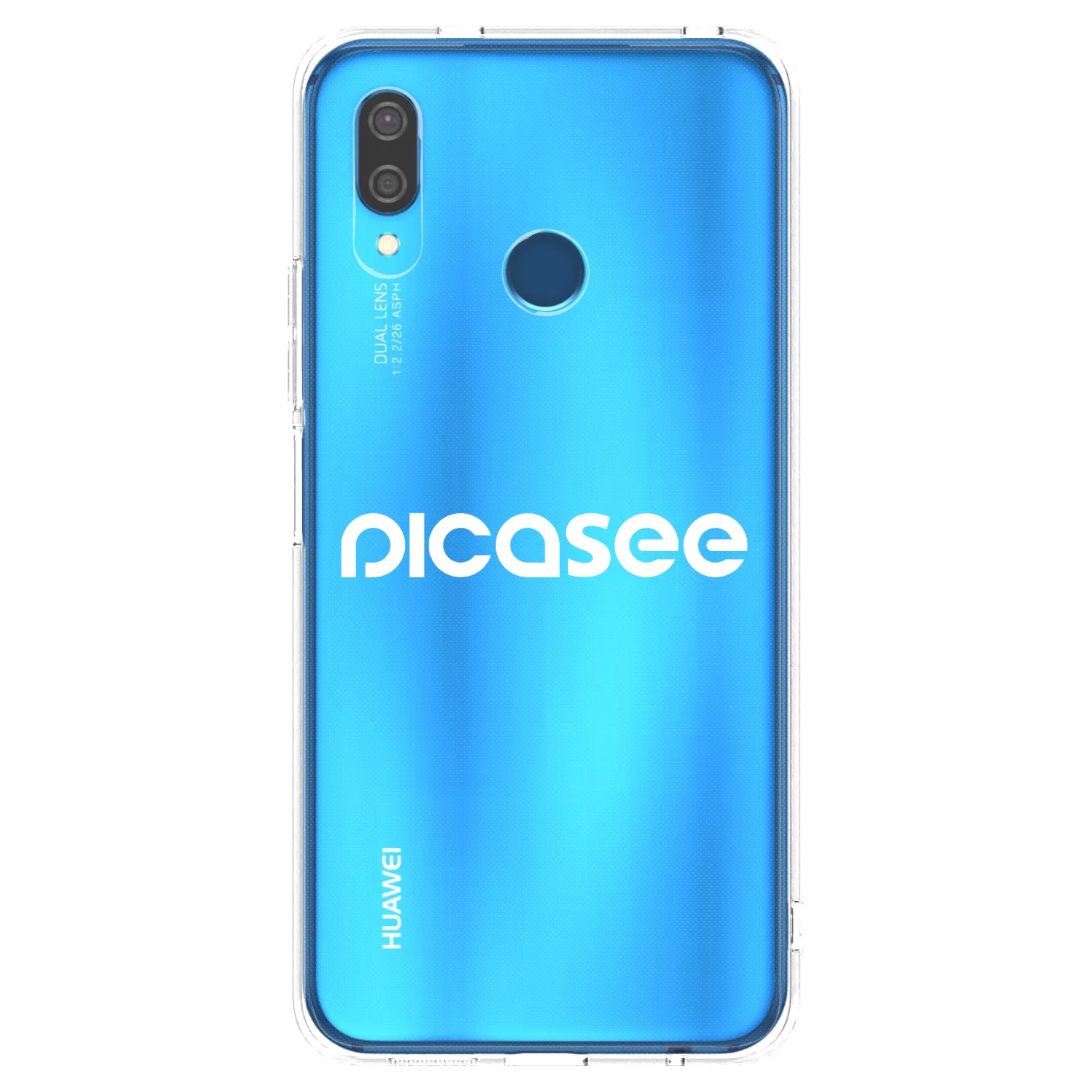 Picasee silikonska prozirna maskica za Huawei P20 Lite - Picasee - new logo - white