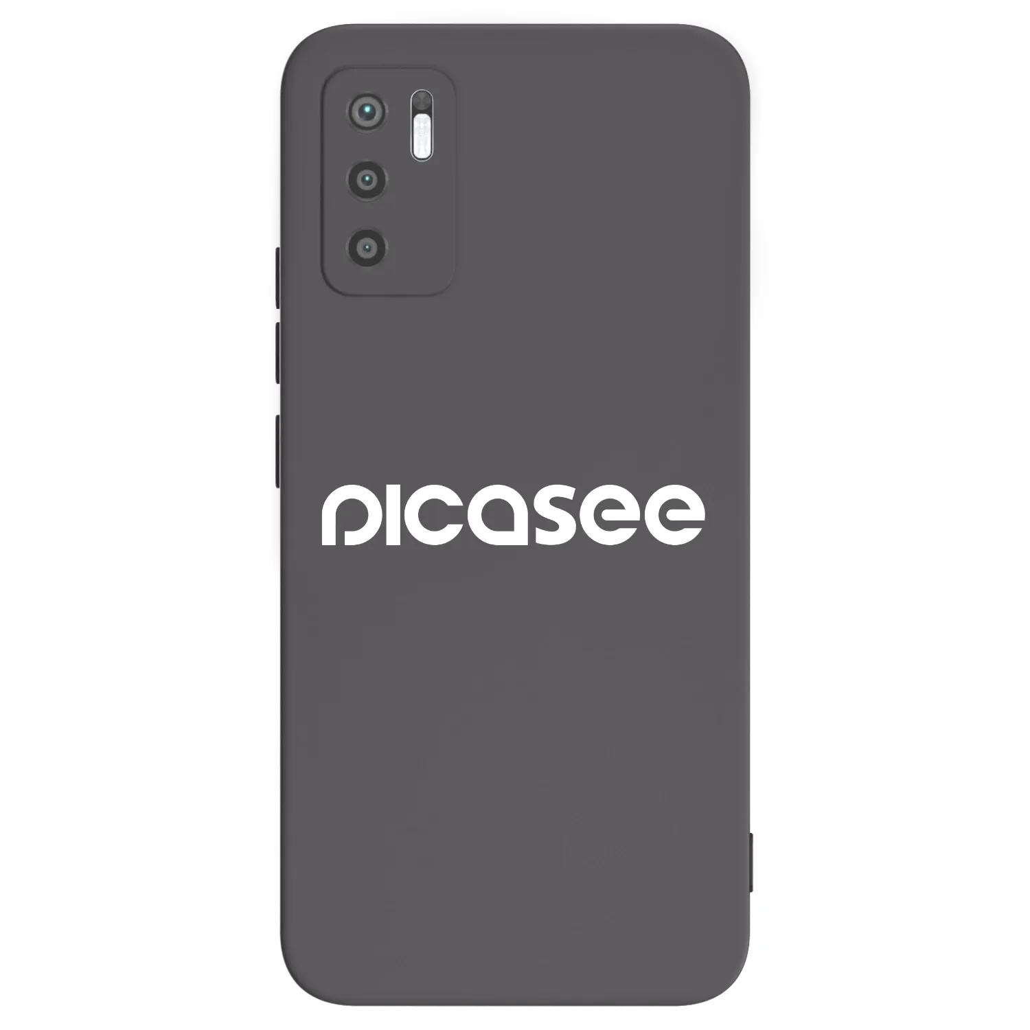 Picasee crna silikonska maskica za Xiaomi Redmi Note 10 5G - Picasee - new logo - white
