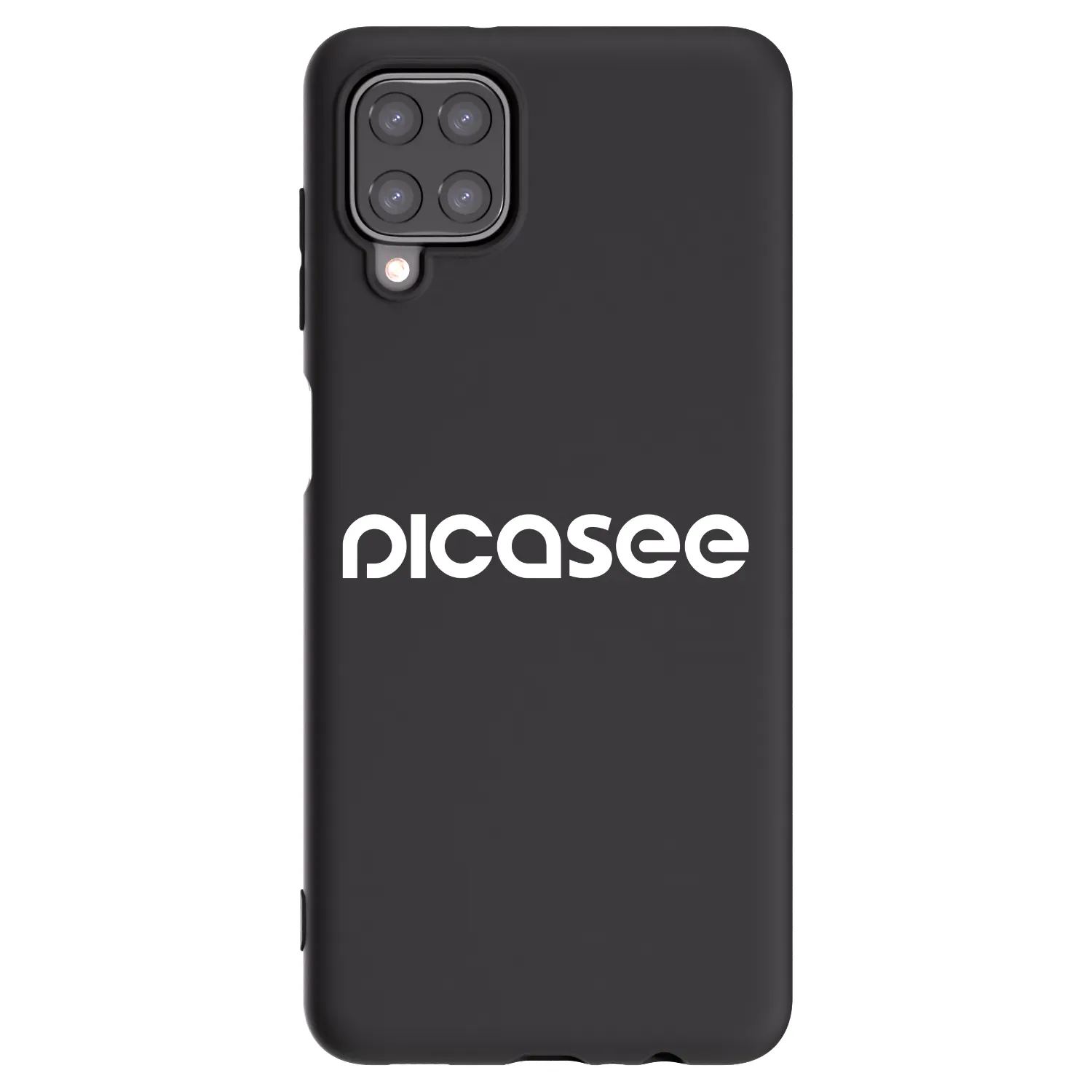 Picasee crna silikonska maskica za Samsung Galaxy M12 M127F - Picasee - new logo - white