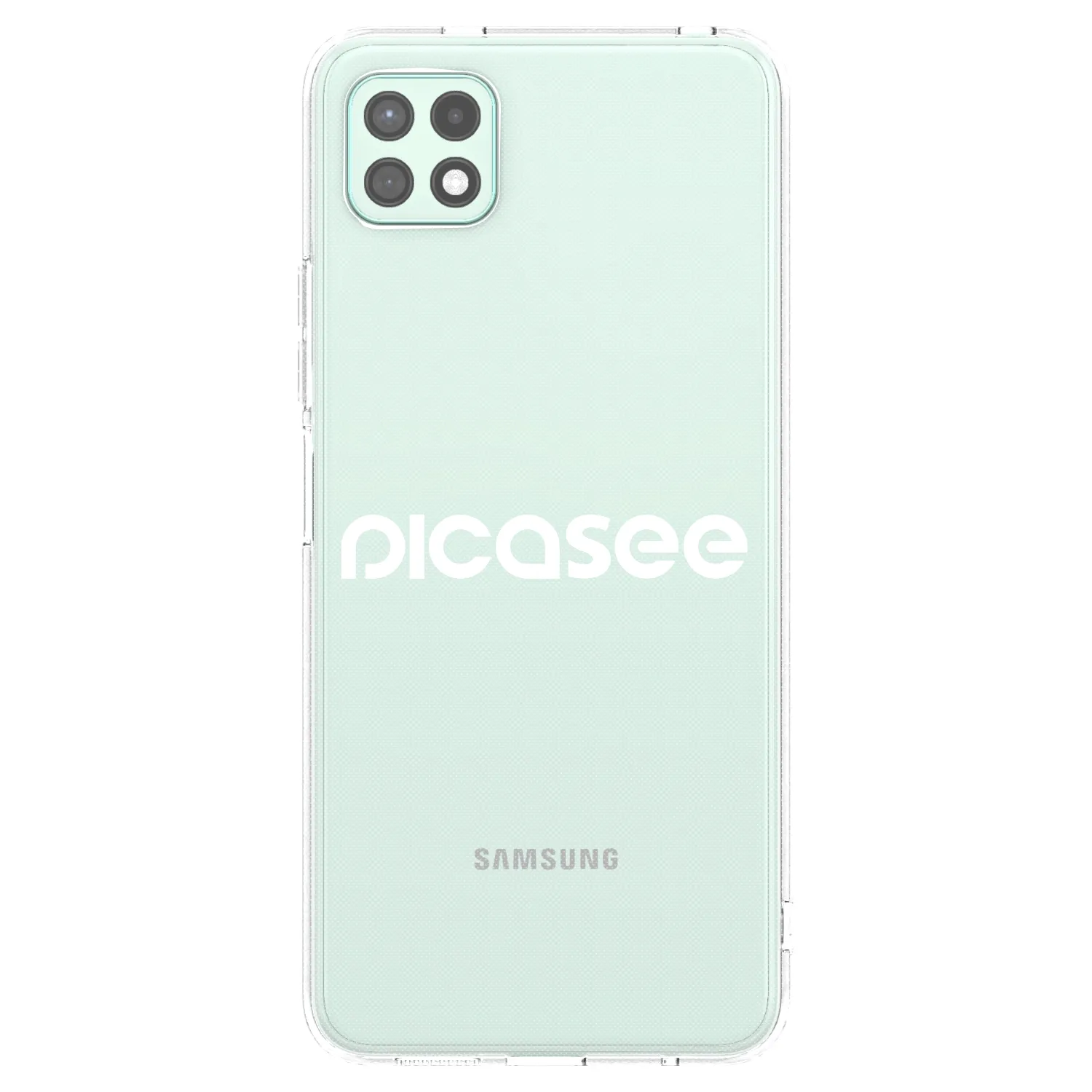Picasee silikonska prozirna maskica za Samsung Galaxy A22 A226B 5G - Picasee - new logo - white