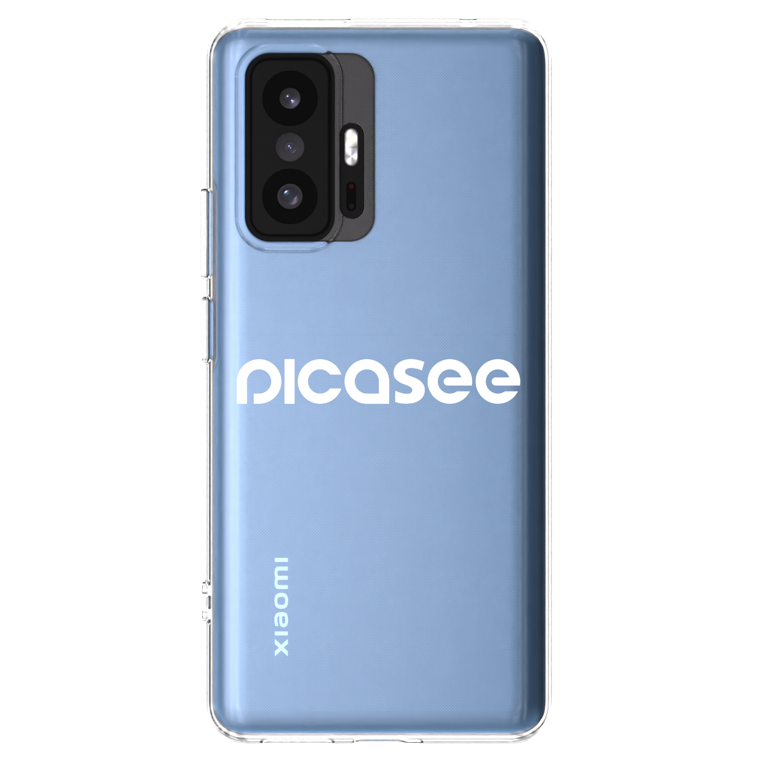Picasee silikonska prozirna maskica za Xiaomi 11T Pro - Picasee - new logo - white