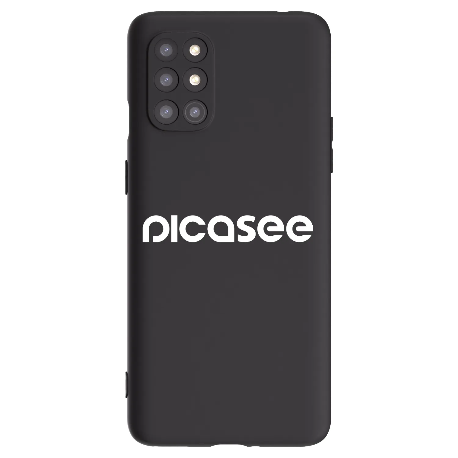 Picasee crna silikonska maskica za OnePlus 8T - Picasee - new logo - white