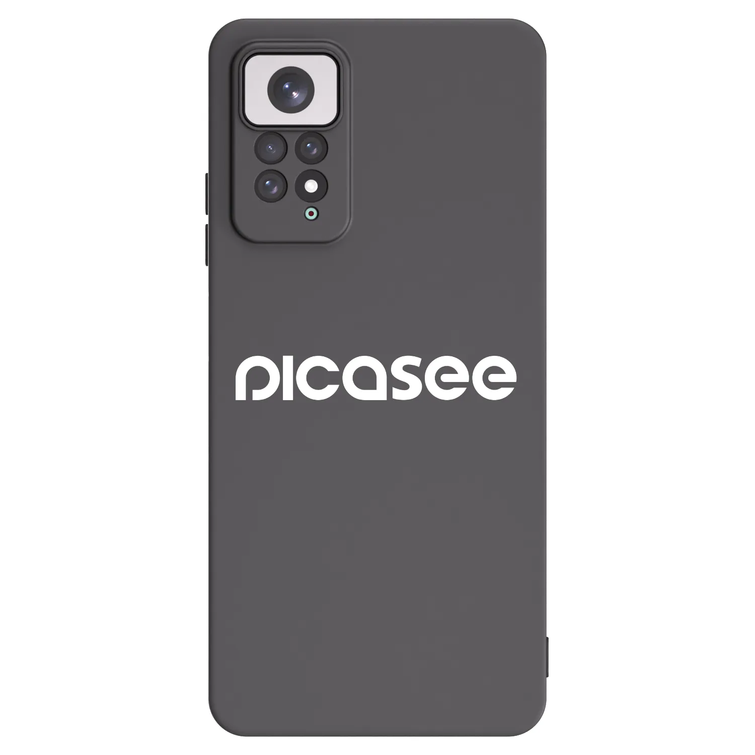 Picasee crna silikonska maskica za Xiaomi Redmi Note 11 - Picasee - new logo - white
