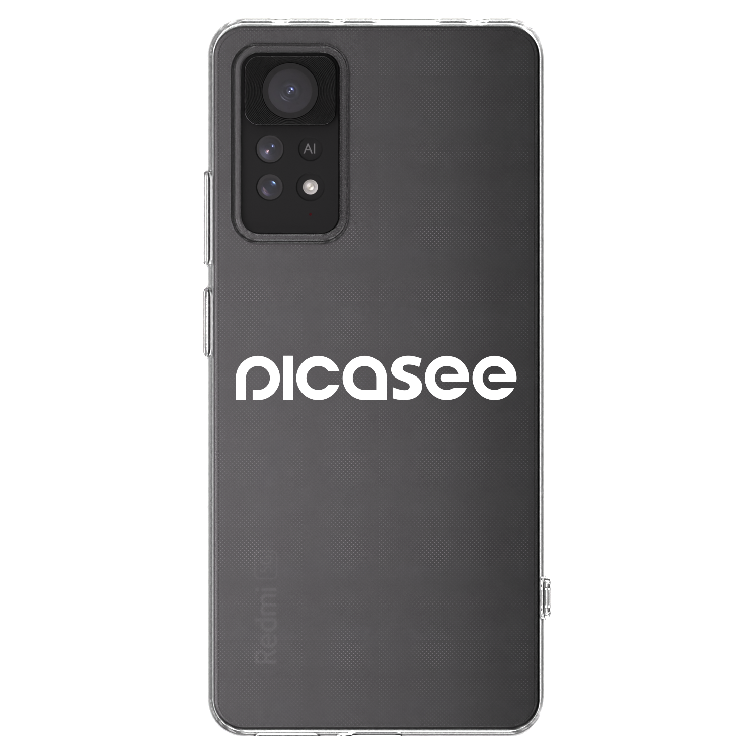 Picasee silikonska prozirna maskica za Xiaomi Redmi Note 11 Pro - Picasee - new logo - white
