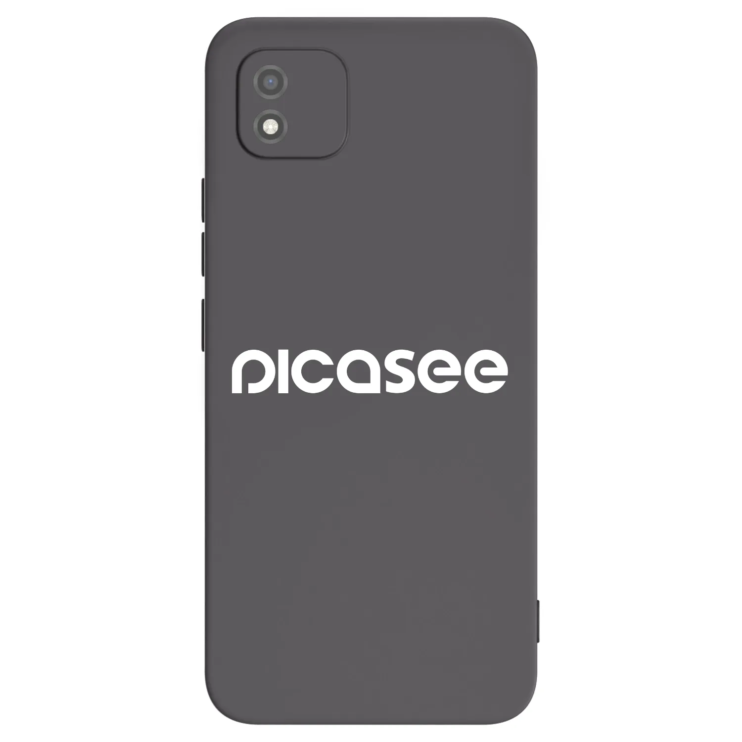 Picasee crna silikonska maskica za Realme C11 (2021) - Picasee - new logo - white