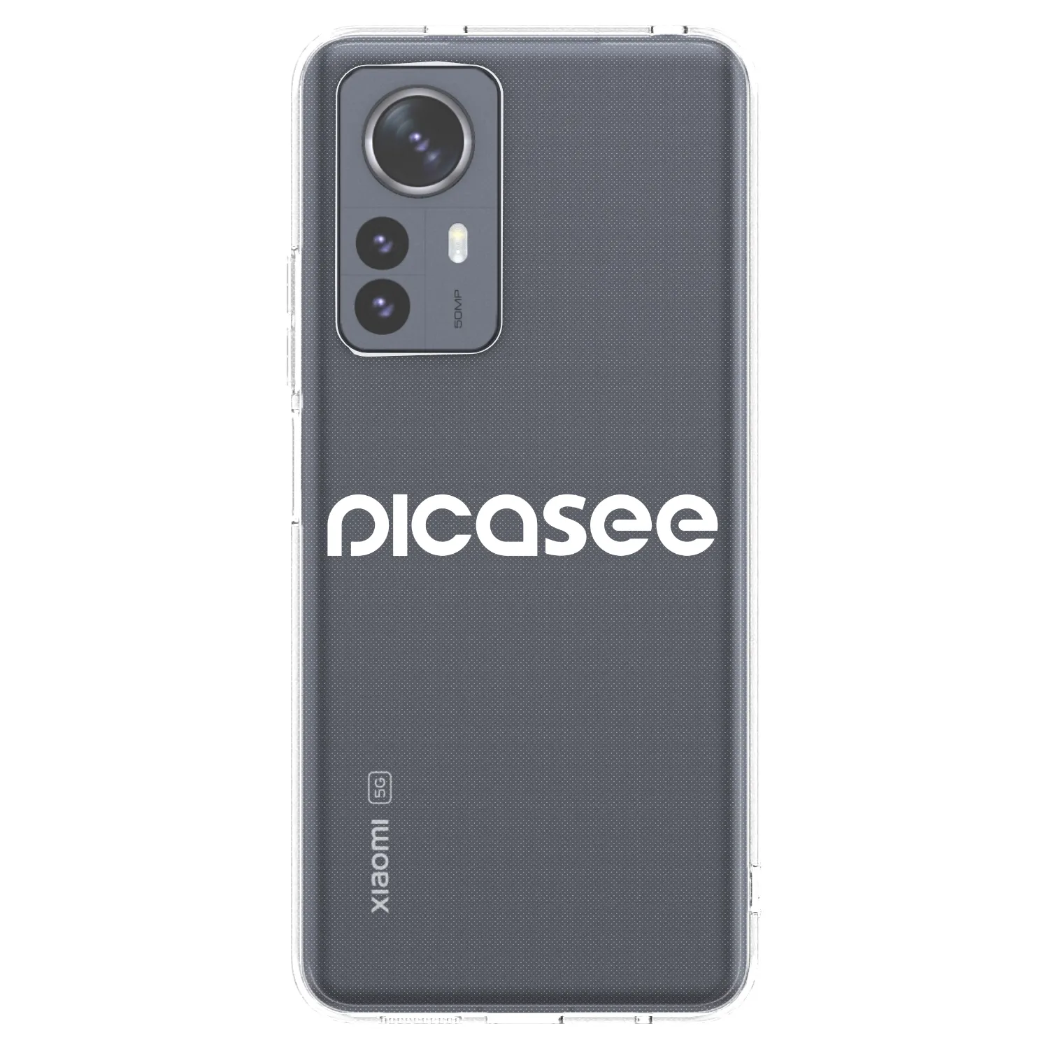 Picasee silikonska prozirna maskica za Xiaomi 12 Pro - Picasee - new logo - white