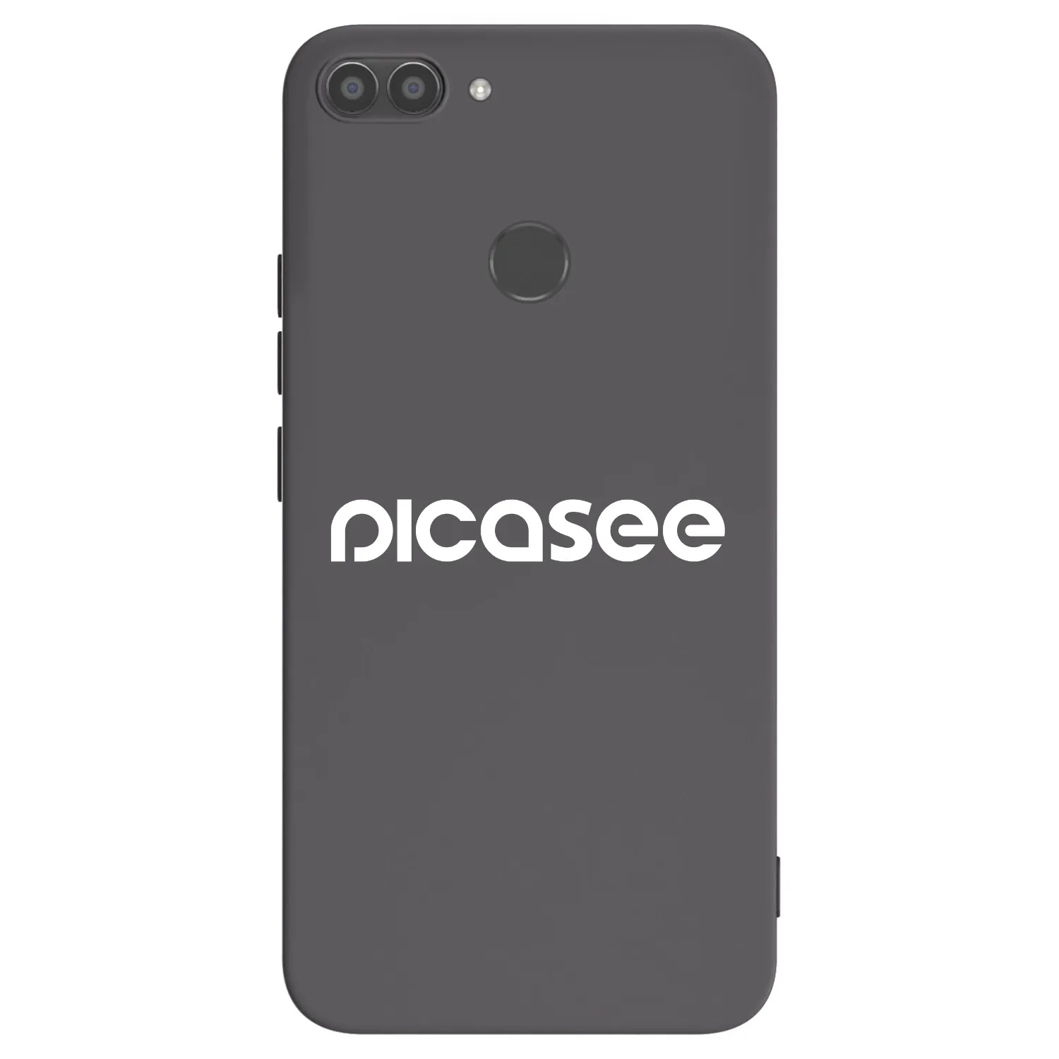 Picasee crna silikonska maskica za Huawei P Smart - Picasee - new logo - white
