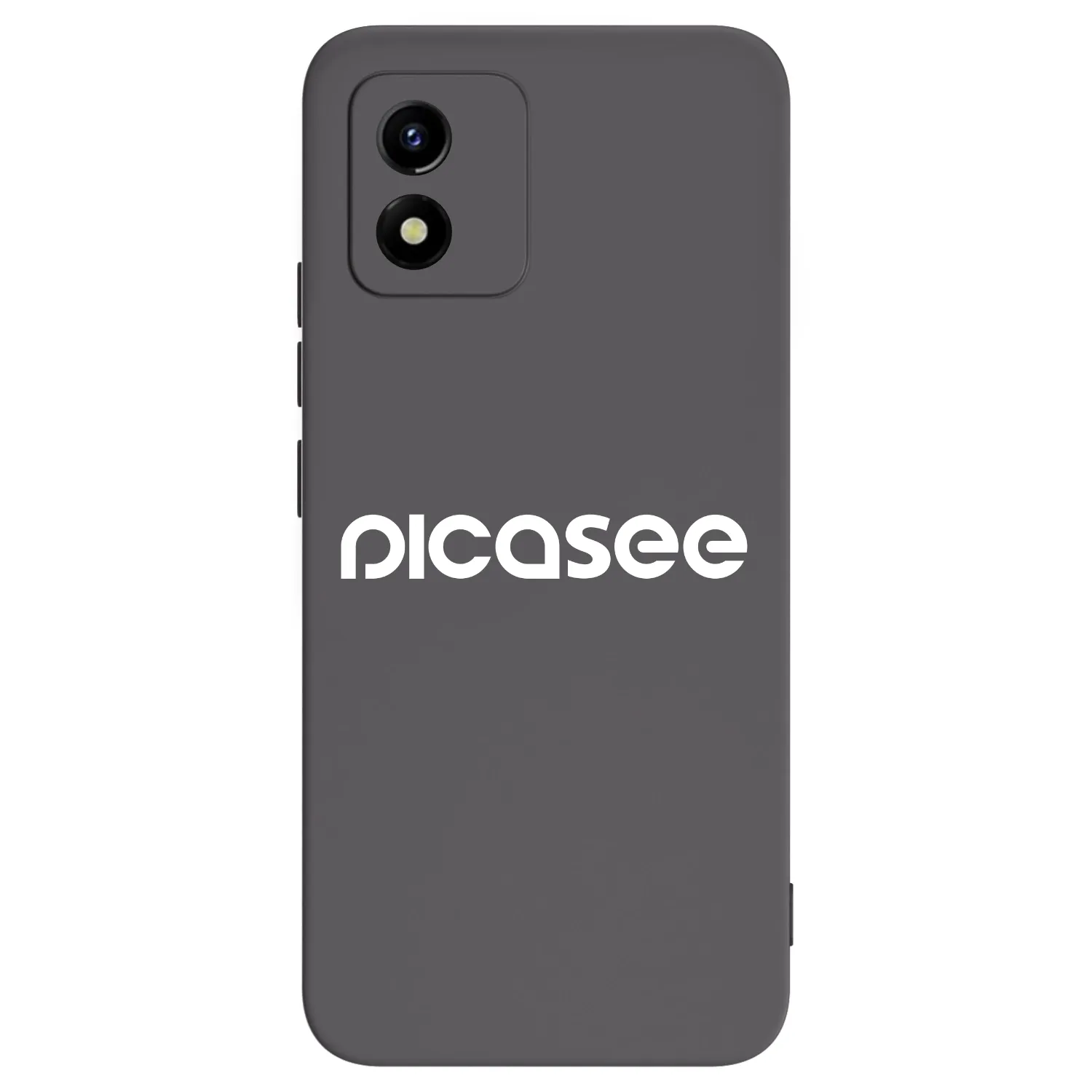 Picasee crna silikonska maskica za Vivo Y01 - Picasee - new logo - white