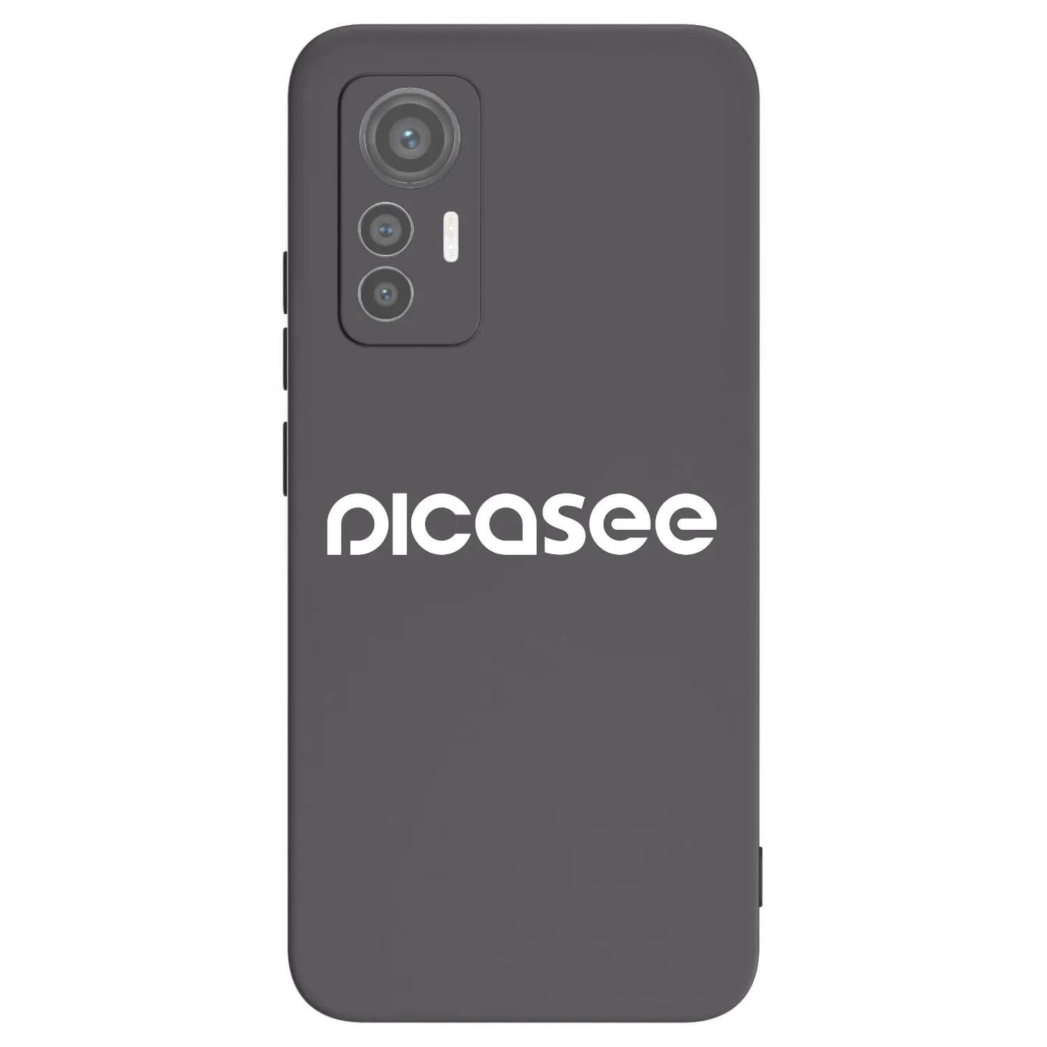 Picasee crna silikonska maskica za Xiaomi 12 Lite - Picasee - new logo - white