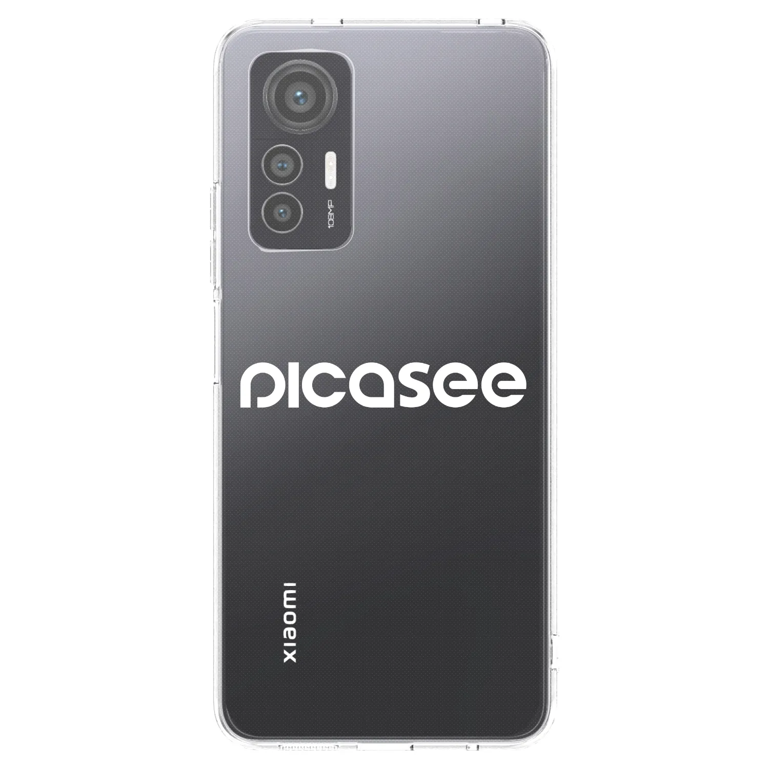 Picasee silikonska prozirna maskica za Xiaomi 12 Lite - Picasee - new logo - white