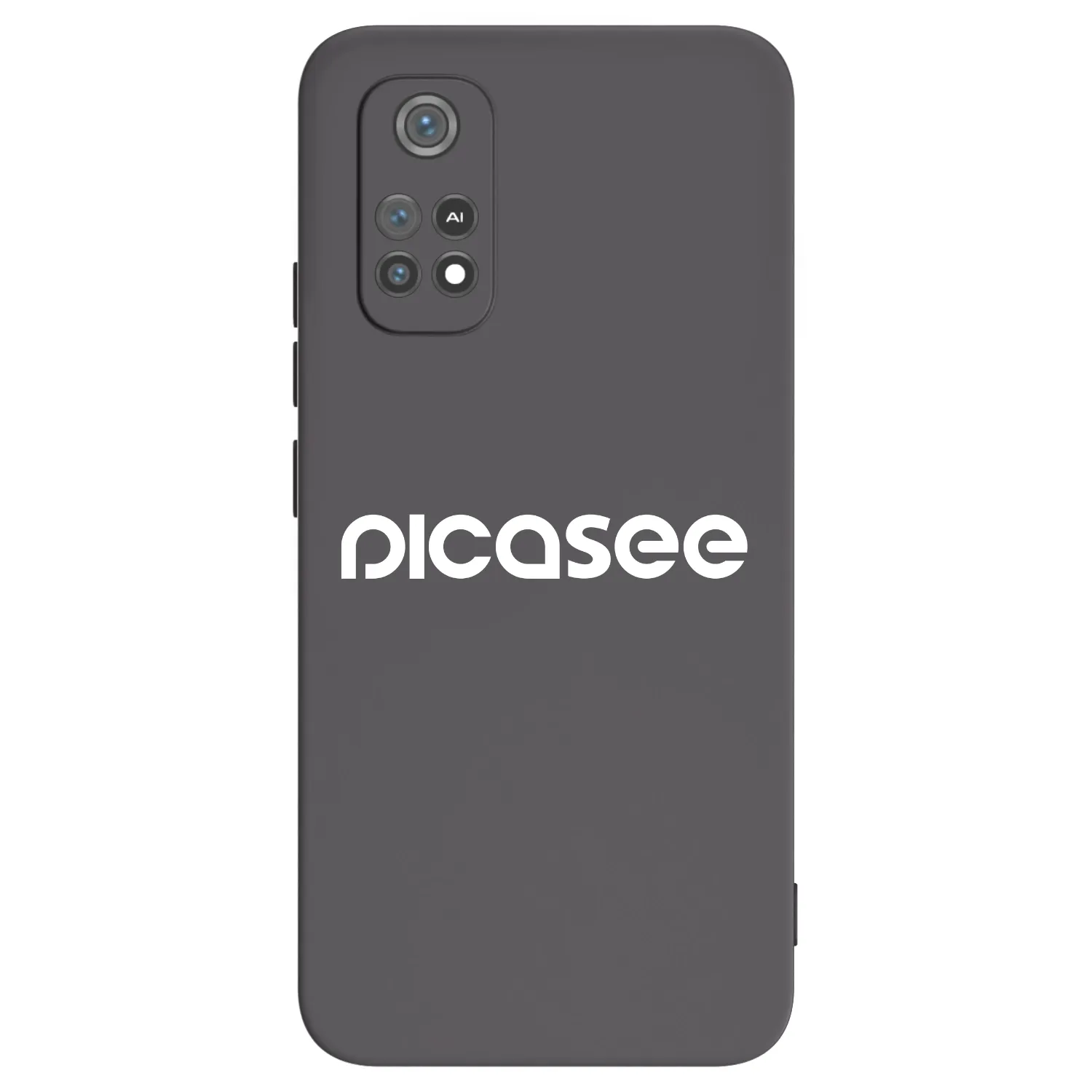 Picasee crna silikonska maskica za Xiaomi Poco M4 Pro - Picasee - new logo - white