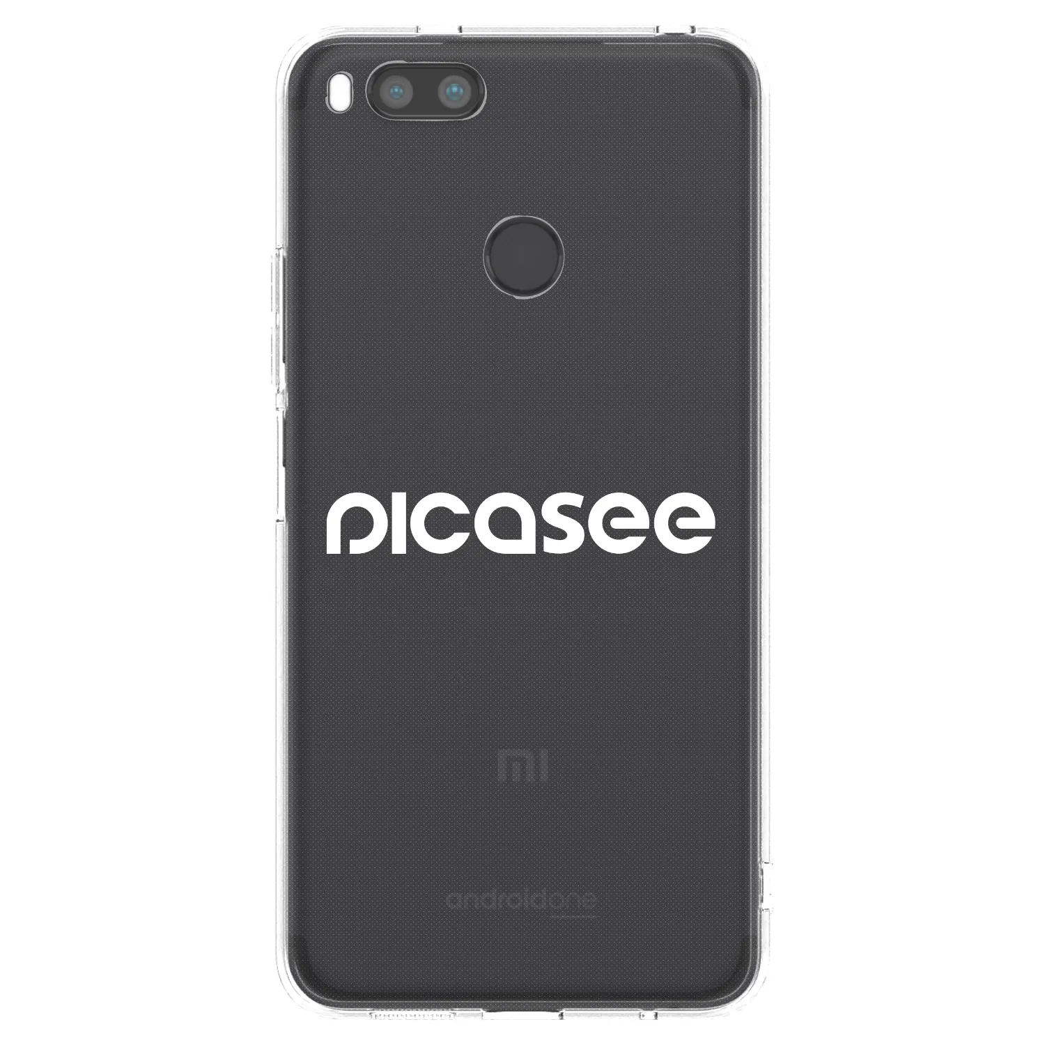 Picasee silikonska prozirna maskica za Xiaomi Redmi A1 - Picasee - new logo - white