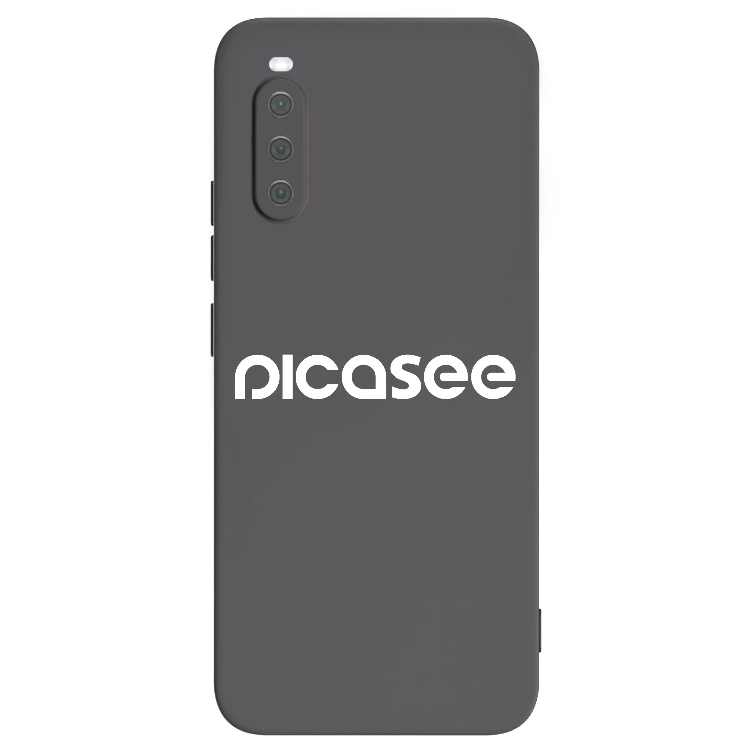 Picasee crna silikonska maskica za Sony Xperia 10 III - Picasee - new logo - white