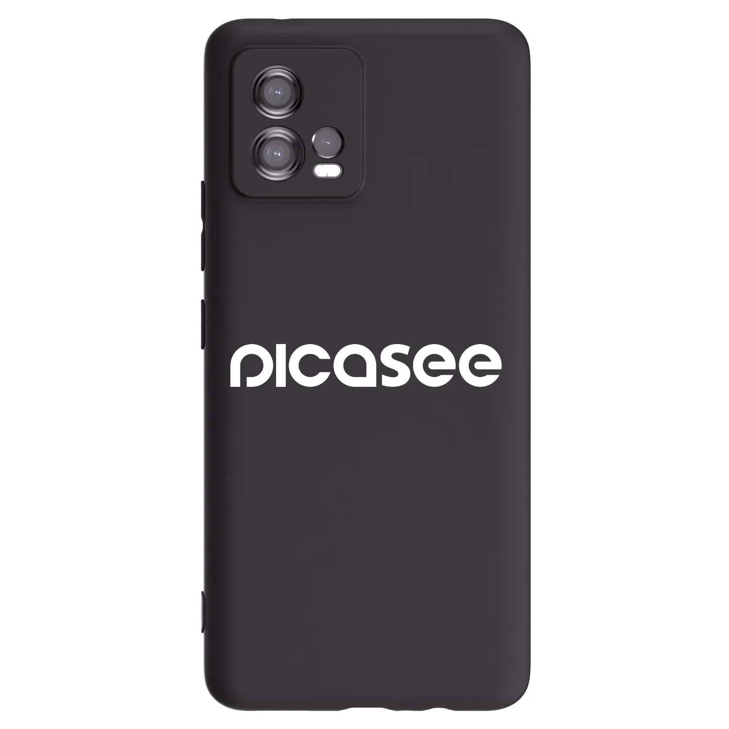 Picasee crna silikonska maskica za Motorola Moto G72 - Picasee - new logo - white