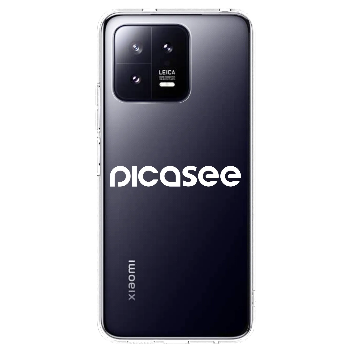 Picasee silikonska prozirna maskica za Xiaomi 13 Pro - Picasee - new logo - white