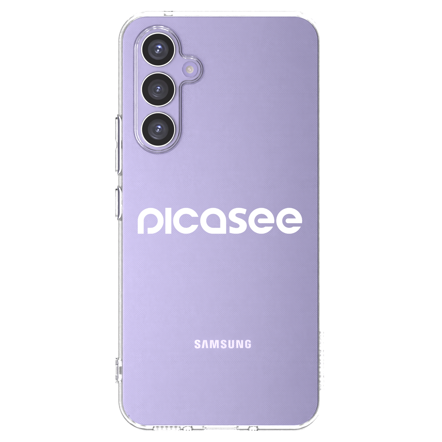Picasee silikonska prozirna maskica za Samsung Galaxy A54 5G A546B - Picasee - new logo - white