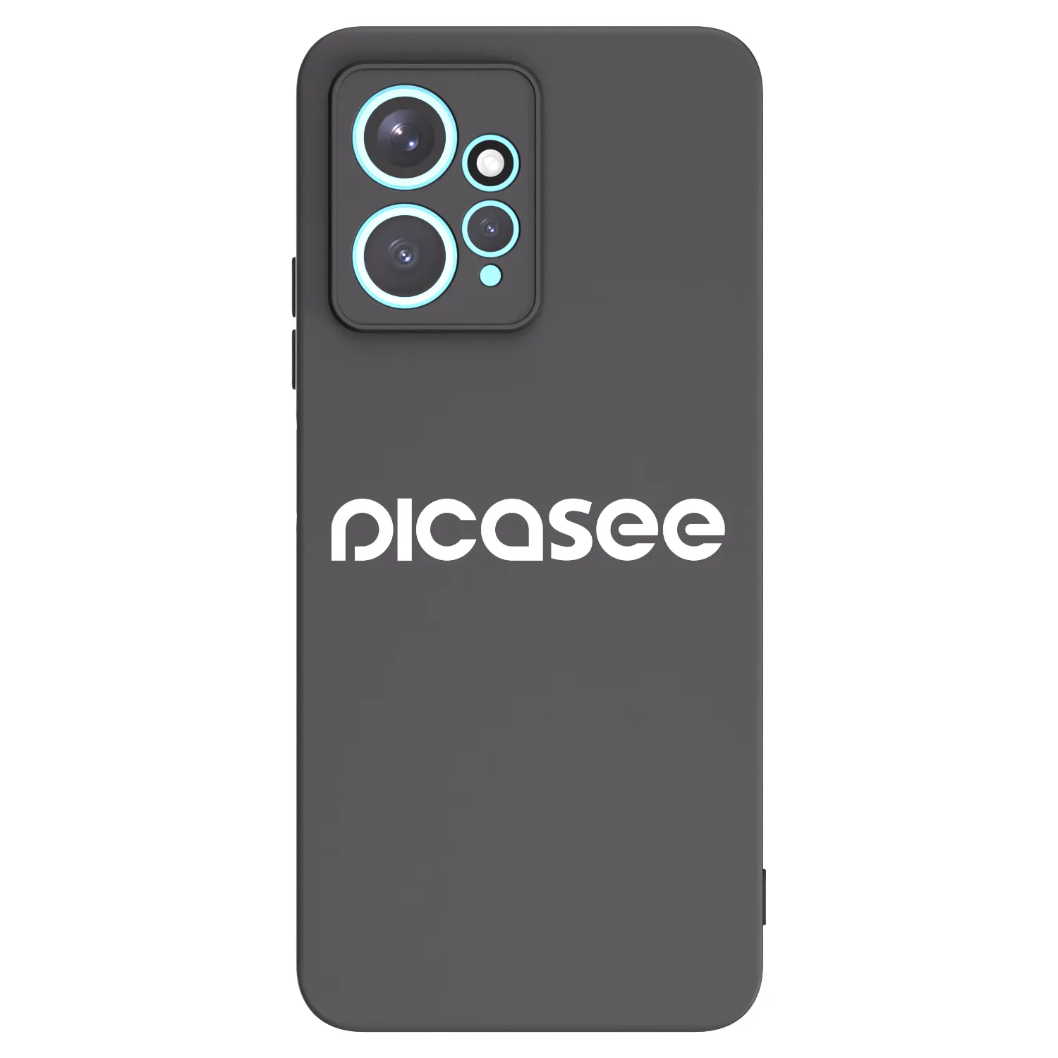 Picasee crna silikonska maskica za Xiaomi Redmi Note 12 4G - Picasee - new logo - white