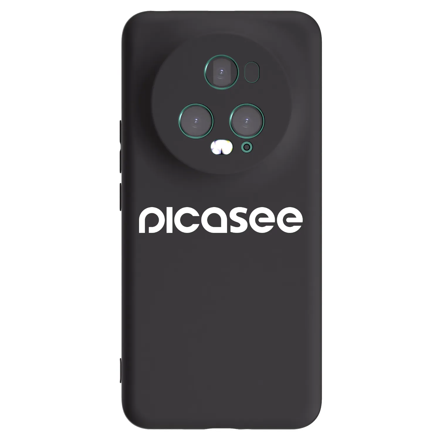 Picasee crna silikonska maskica za Honor Magic5 Pro - Picasee - new logo - white