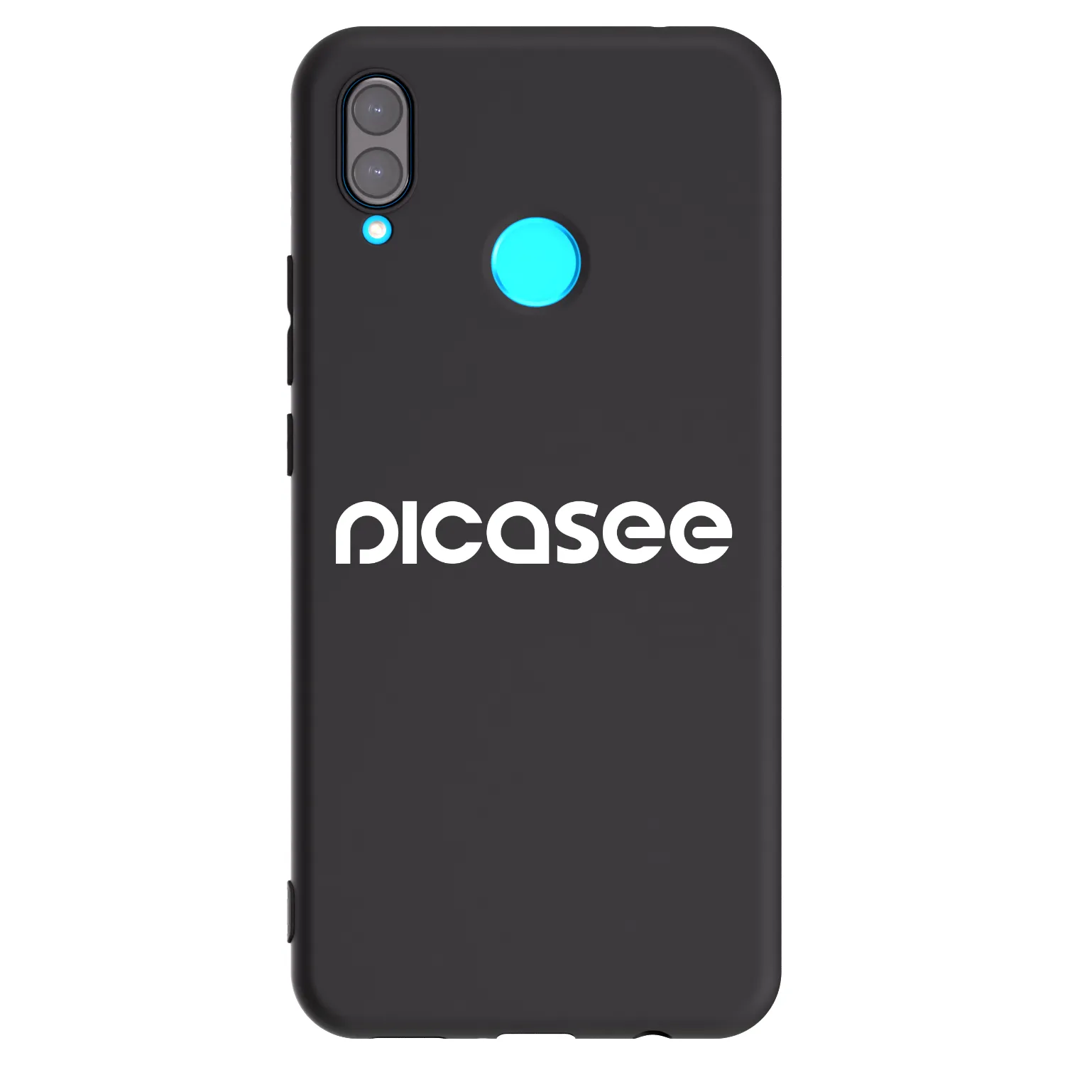 Picasee crna silikonska maskica za Huawei Nova 3i - Picasee - new logo - white