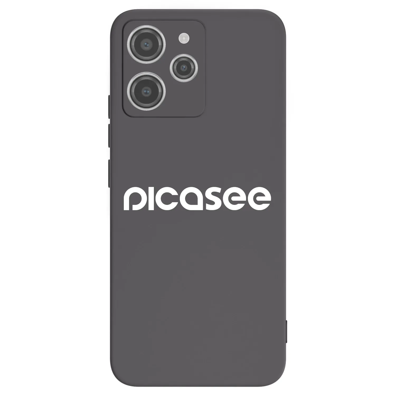 Picasee crna silikonska maskica za Xiaomi Redmi 12 4G - Picasee - new logo - white