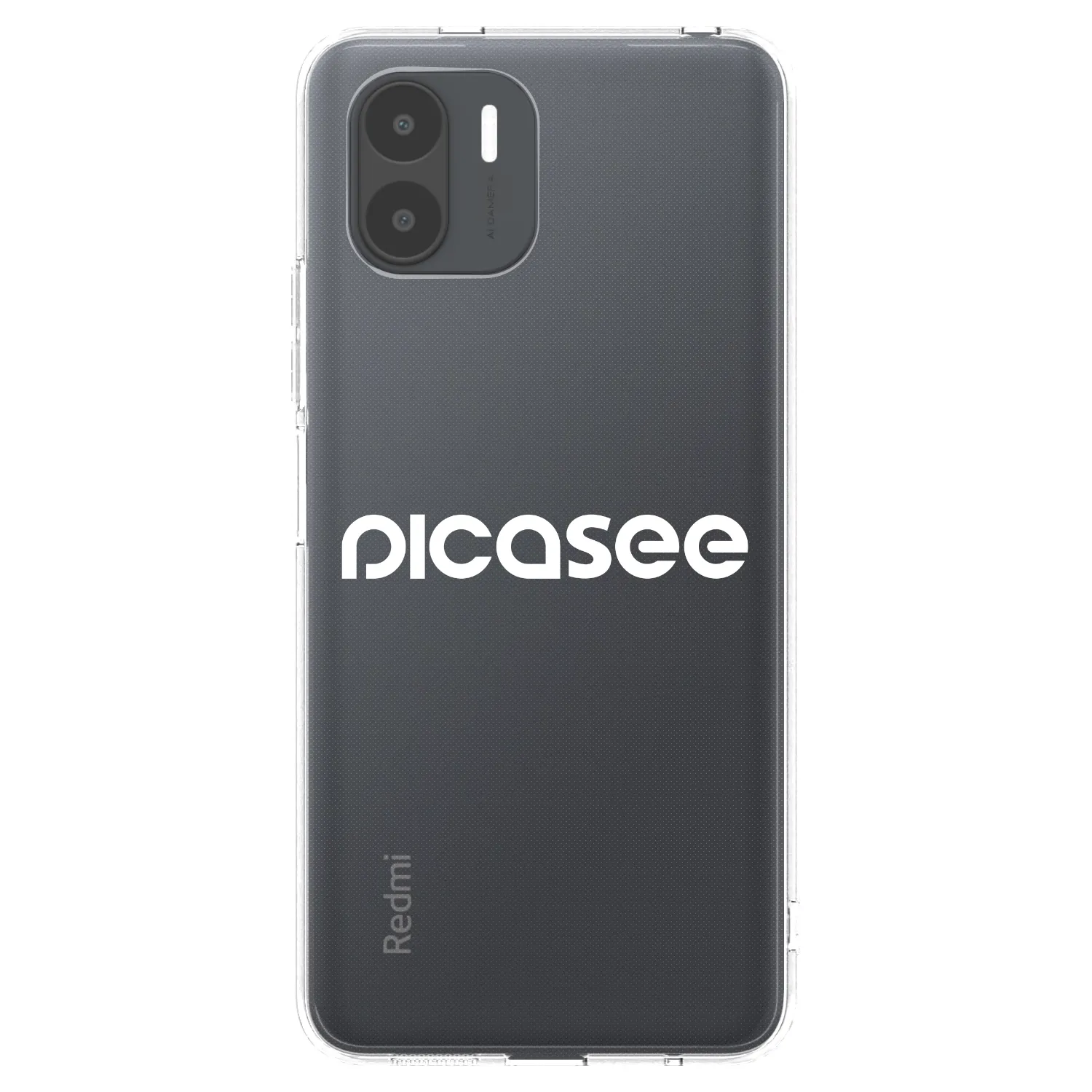 Picasee silikonska prozirna maskica za Xiaomi Redmi A2 - Picasee - new logo - white